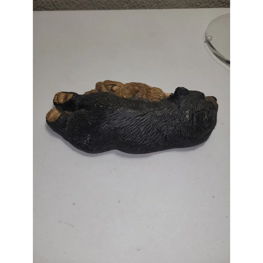 Vintage Mama Bear with Cubs Figure 6"x11" 2002 Telle M Stein - Picture 5 of 6